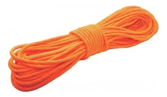 Equipamentos K2 Corda Semi Estática 8mm 10m Escalada Rapel Laranja