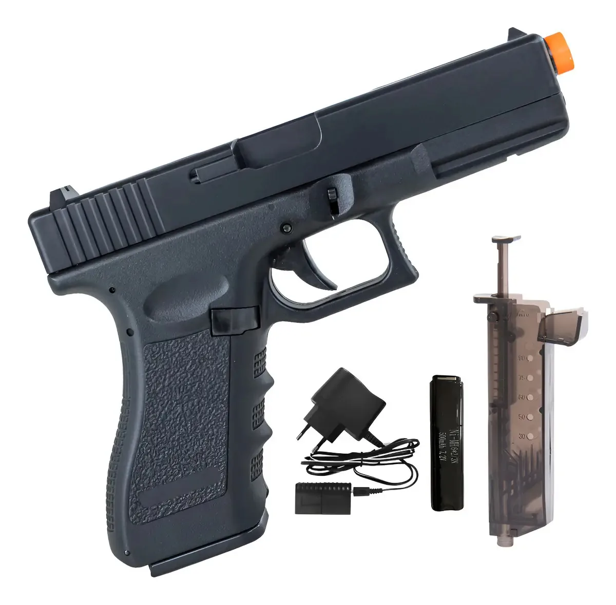 Pistola Airsoft Elétrica Cyma Cm030 6mm Rossi Preto
