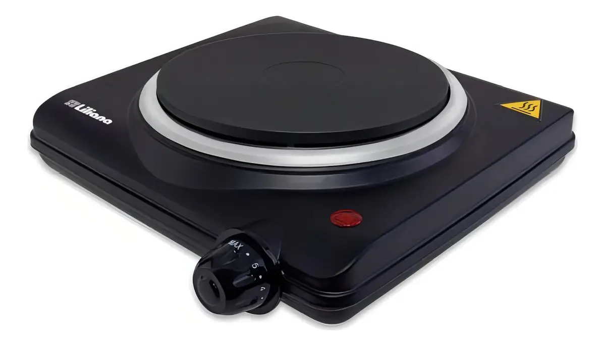 Fogão cooktop Liliana AA901 cor preto 1 queimador