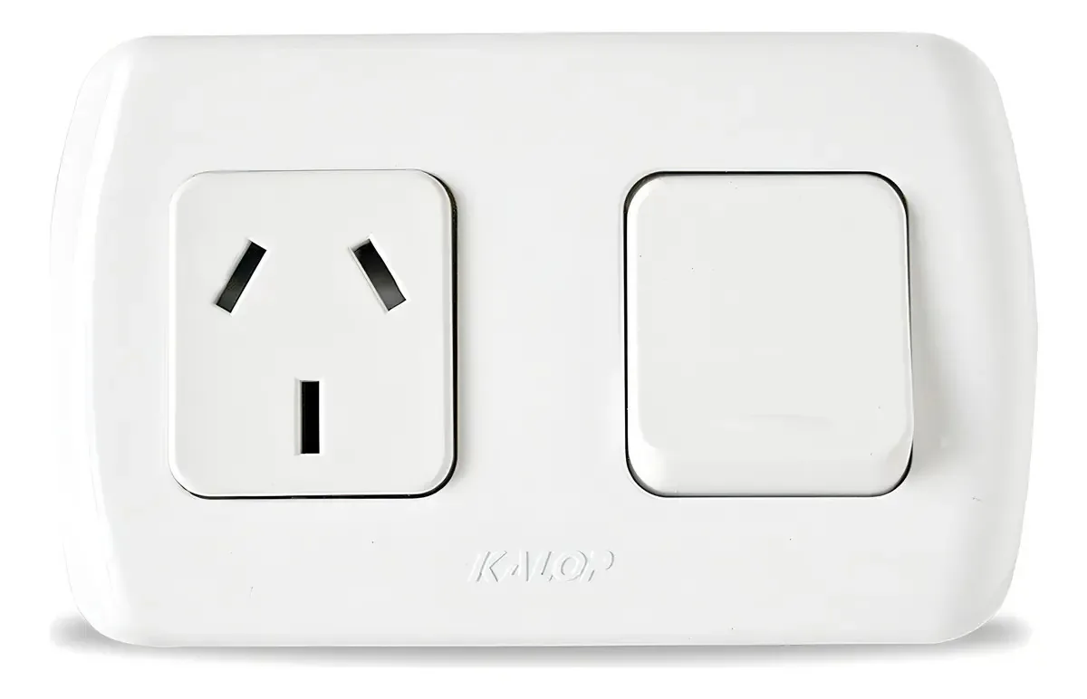 Ponto e soquete externos Kalop Tekna White Line