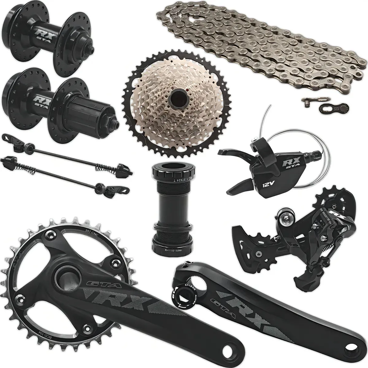 Kit Grupo Transmissão Gta 12v Bike K7 11x50 Mtb 1x12v C/cubo