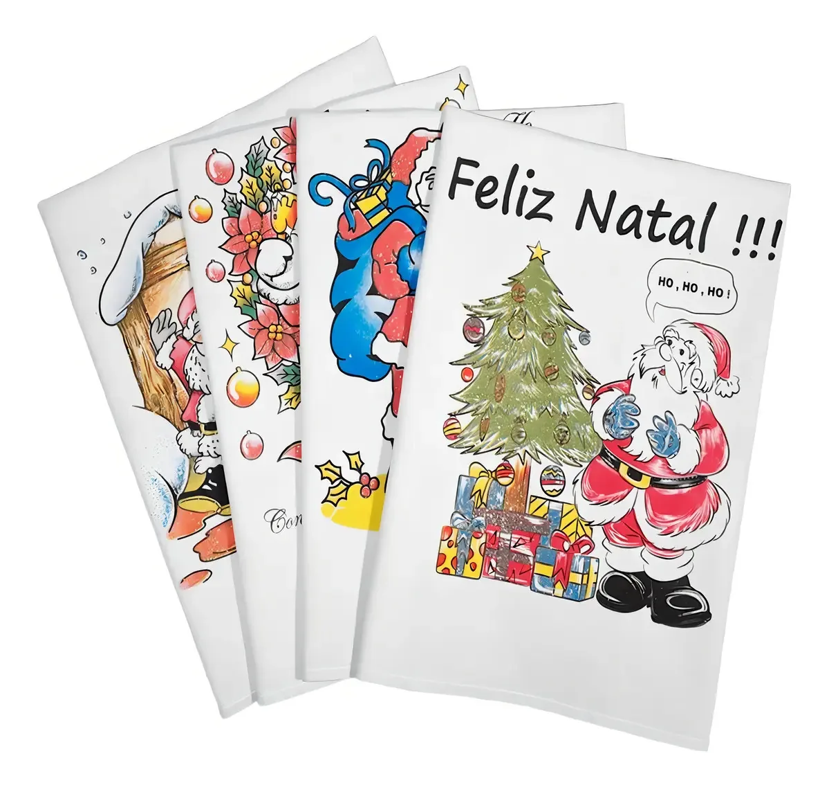 30 Panos De Prato Estampas Temáticas Natal Glitter