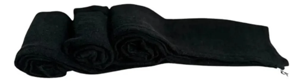Kit 10 Panos de Prato Cialar 100% Algodão Preto 69x41cm Absorvente