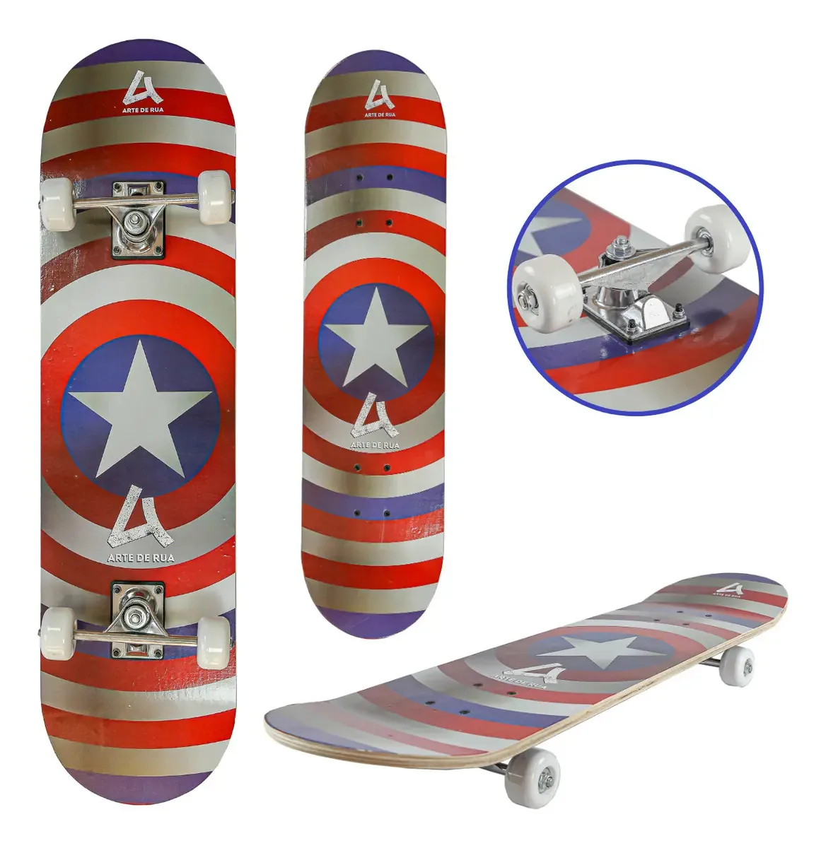Skate Menino Infantil Masculino Skat Criança Já