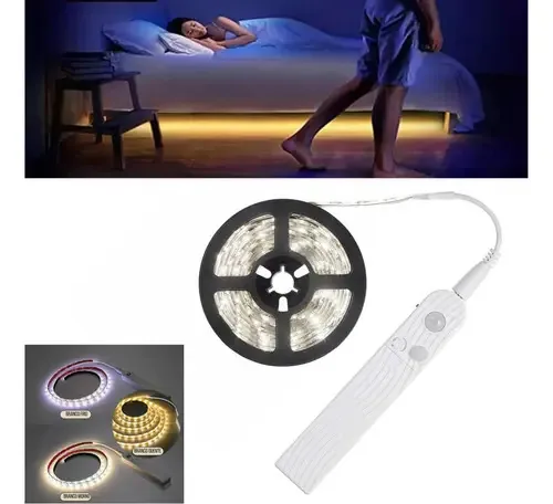 Fita Led Smd 2835 Adesiva Flexível 3m Sensor Presença 3