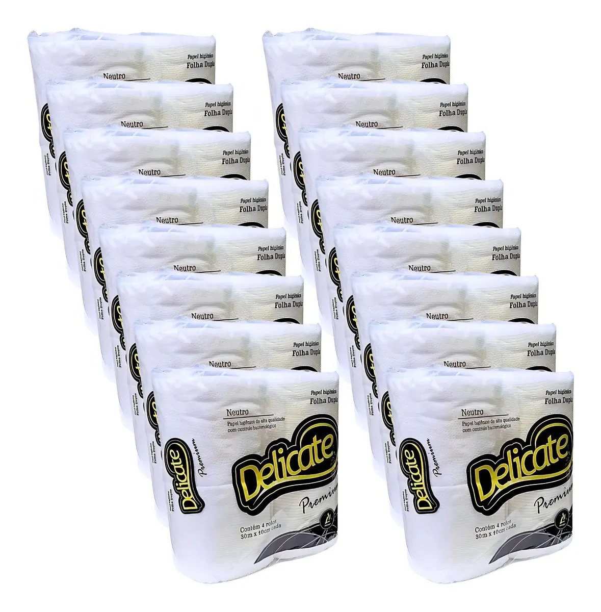 Papel Higiênico Delicate Premium 30mts 16x4 - Fardo