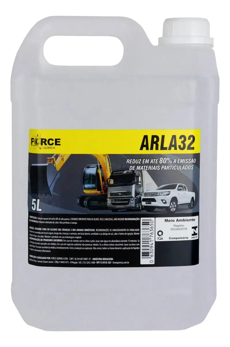 Arla 32 5000ml Agente Redutor Para Veículos A Diesel