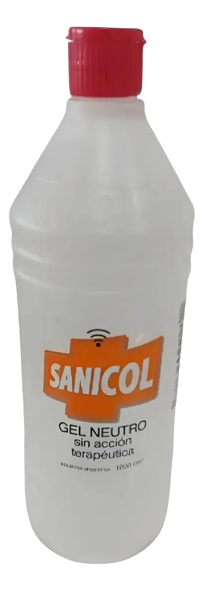 Ultrassom de ultrassom incolor Sanicol Neutral Gel 1000cc