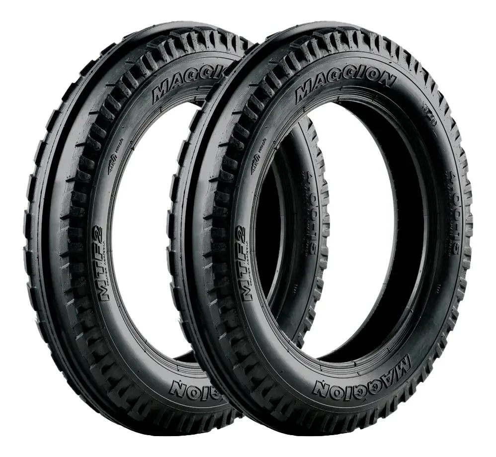 Kit 2 Pneus Aro 15 Maggion 400-15 Mtf2 Agrícola