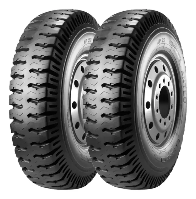 Kit 2 Pneus Anteo 6.50-16 Ap22 98/97l Borrachudo 6 Lonas
