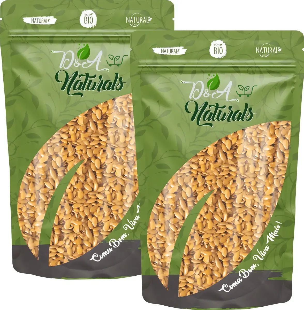 Semente De Linhaça Dourada Premium - 2kg
