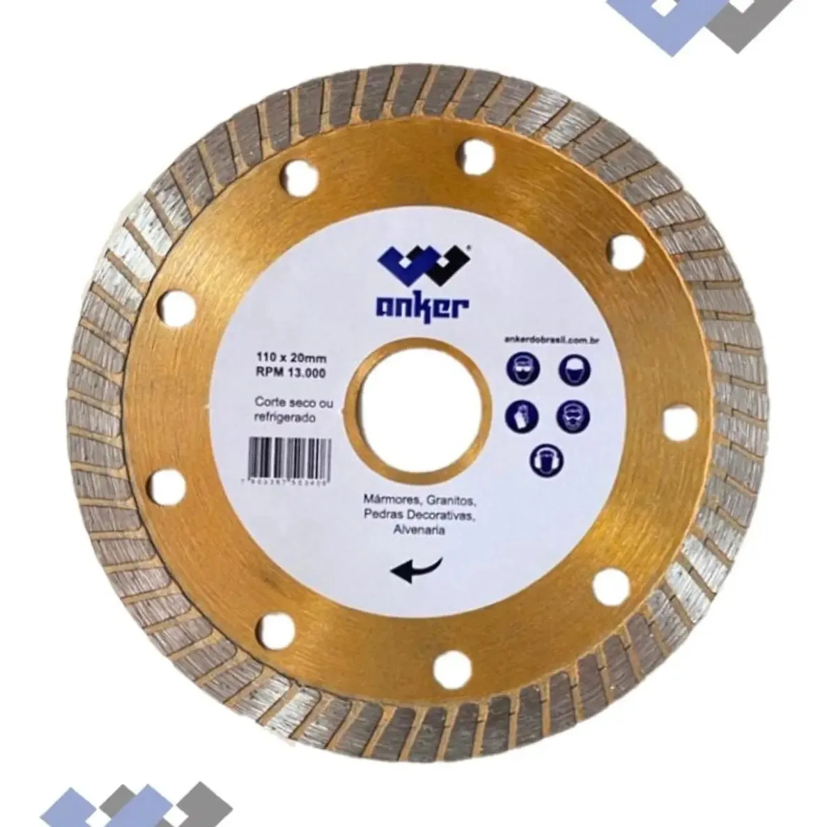 Disco Diamantado Para Quartzo Azul
