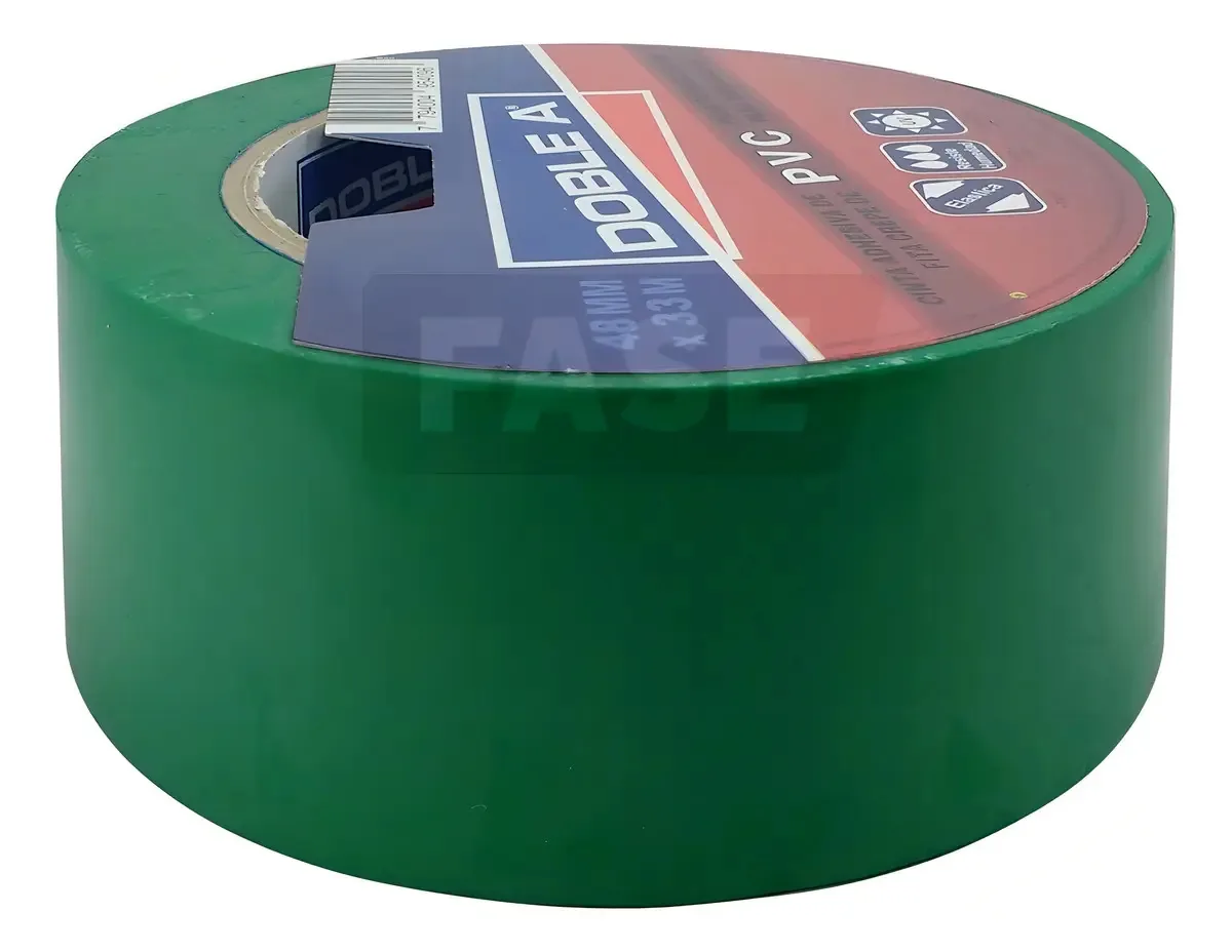 Cinta Demarcatoria Autoadhesiva 48mm X 33mts Verde Para Piso