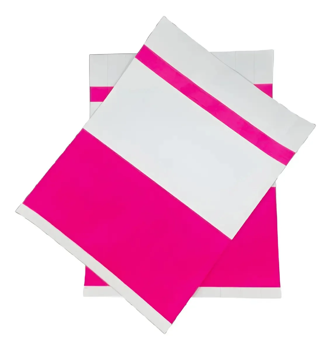 1.000 Pulseira De Identificação Para Impressão Jato De Tinta Cor Rosa Fluor