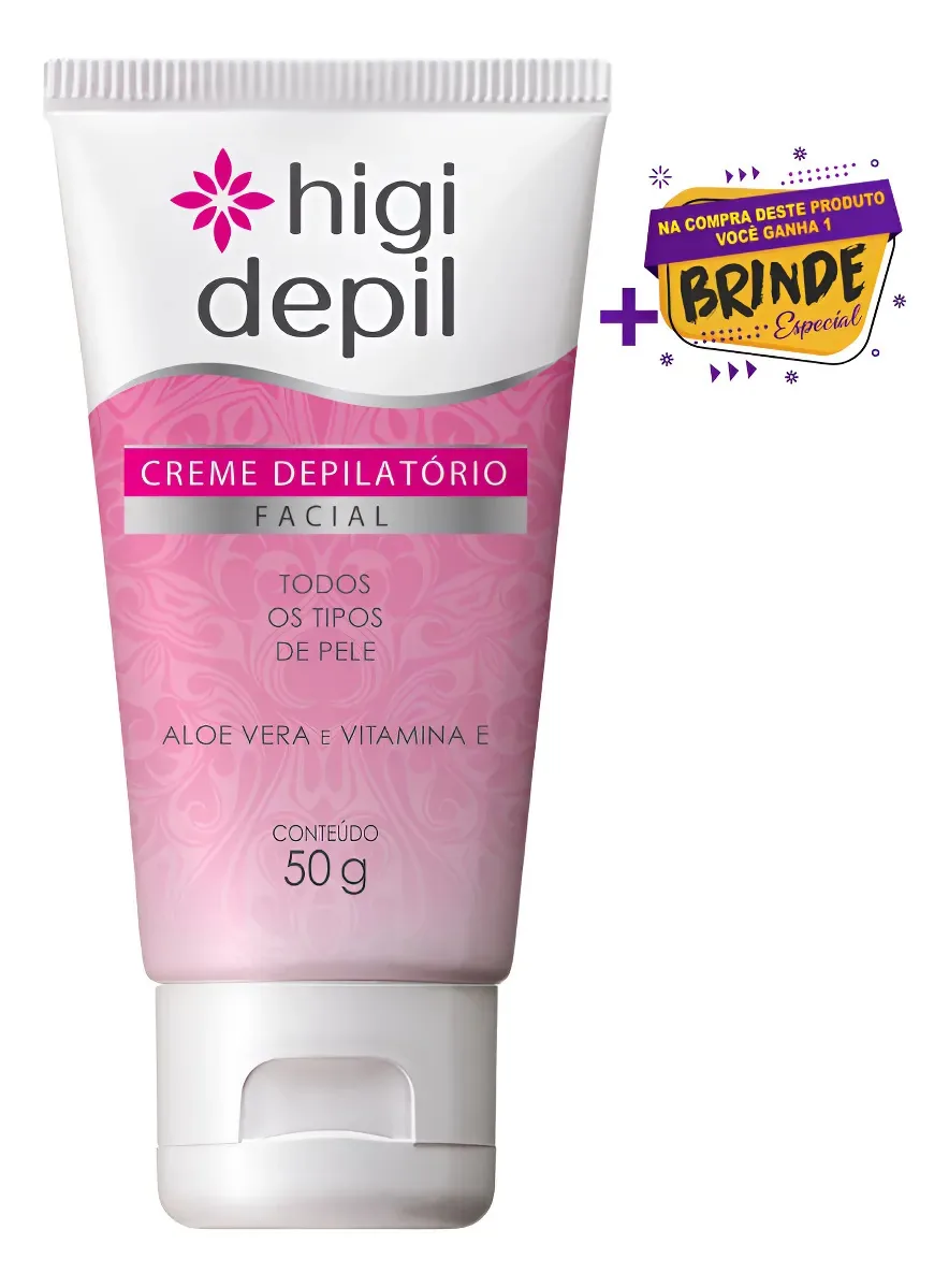 Creme Depilatório Facial Higi Mulher 50g Original + Normal