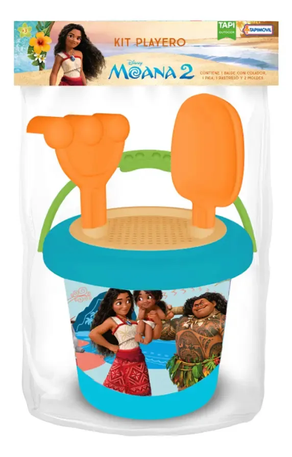 Conjunto Beach Bucket - Moana - Disney License