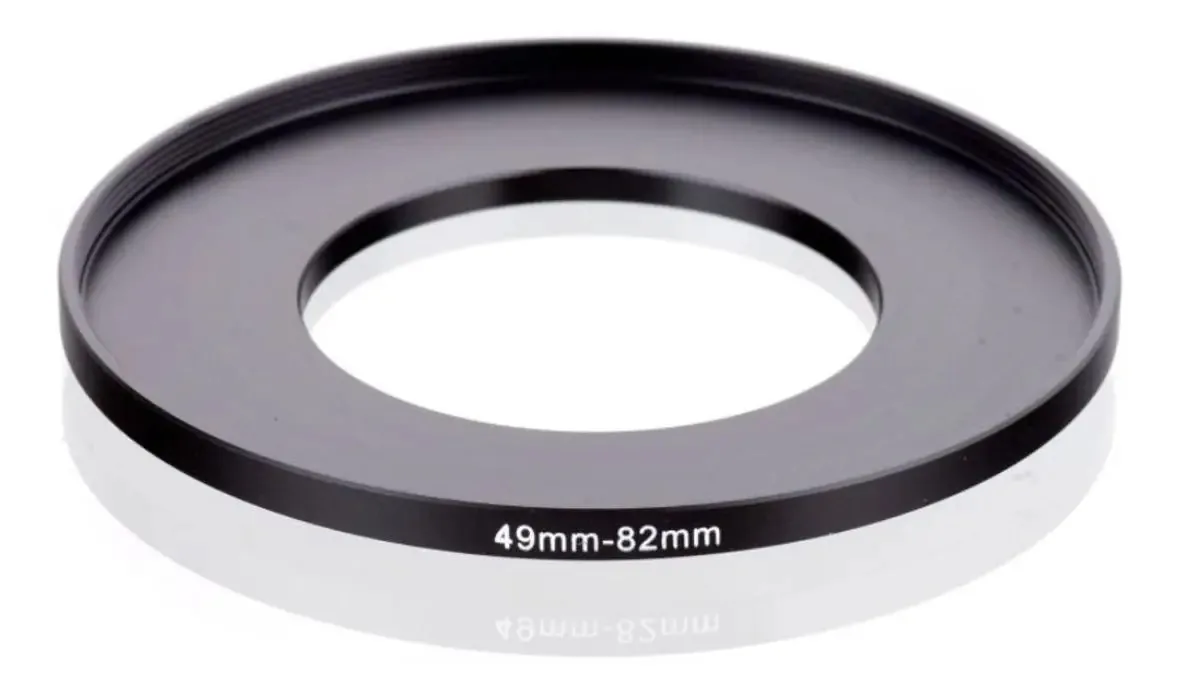 Adaptador De Lente 49mm Para Filtro 82mm