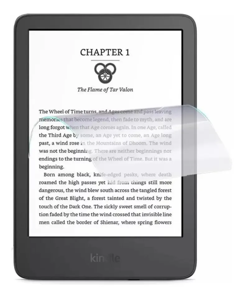E-reader Techking Plástico Preto Com Tela De 6 Polegadas