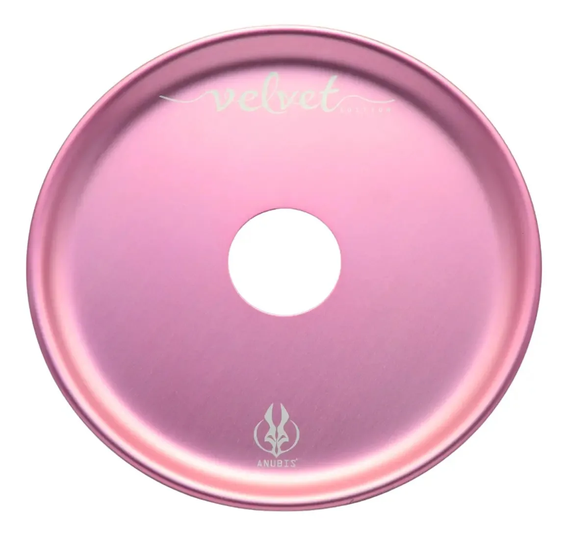 Prato Anubis Velvet Aluminio Anodizado Para Narguile Cor Rosé