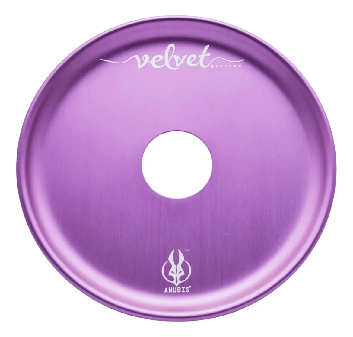Prato Anubis Velvet Aluminio Anodizado Para Narguile Cor Lilás