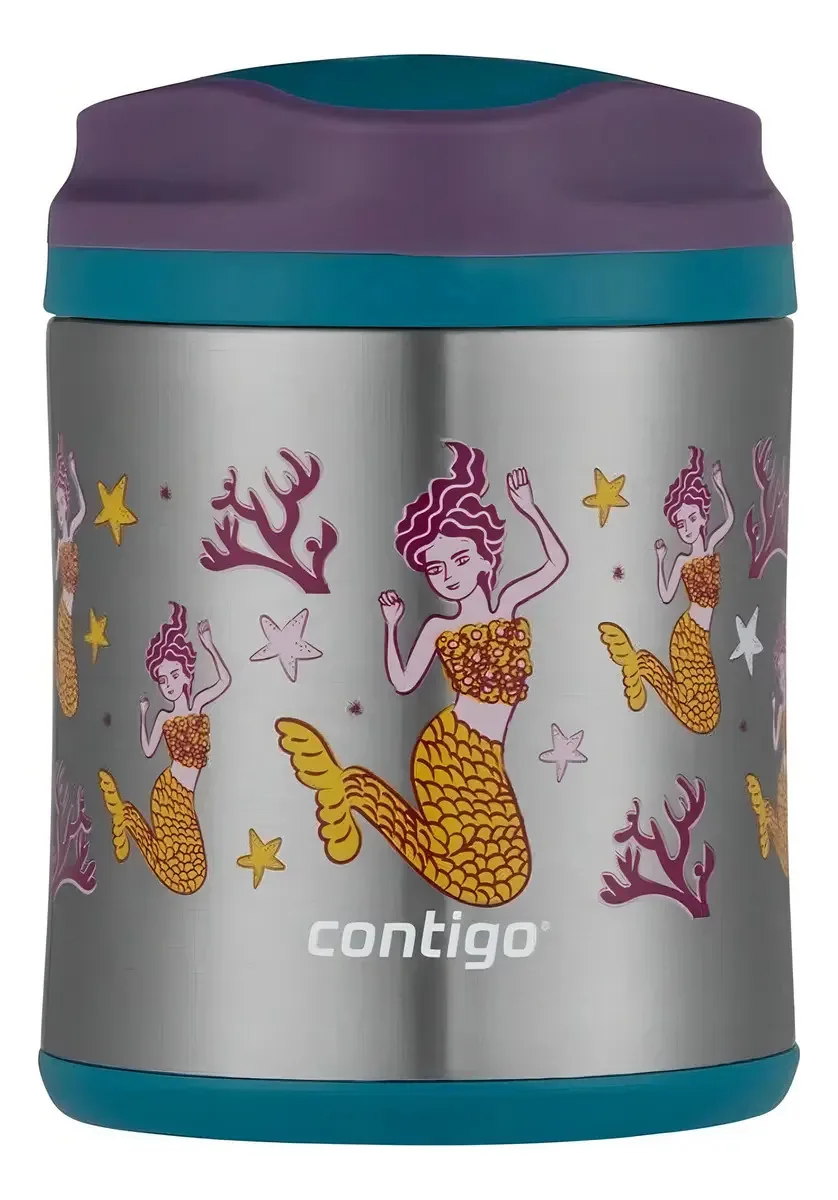 Pote Térmico Infantil Porta Leite Frutas Contigo 295ml