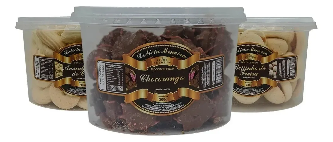 Biscoitos Amanteigados Mineiros 10 Potes Atacado