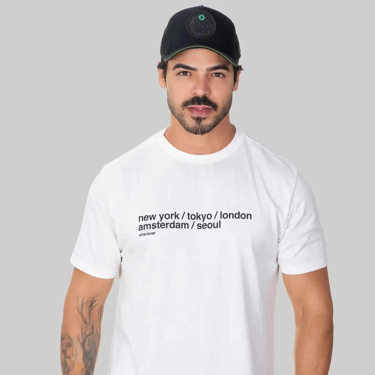 Boné Agro Pampas Country Preto Modão Caipira Peão Unissex Preto 58cm