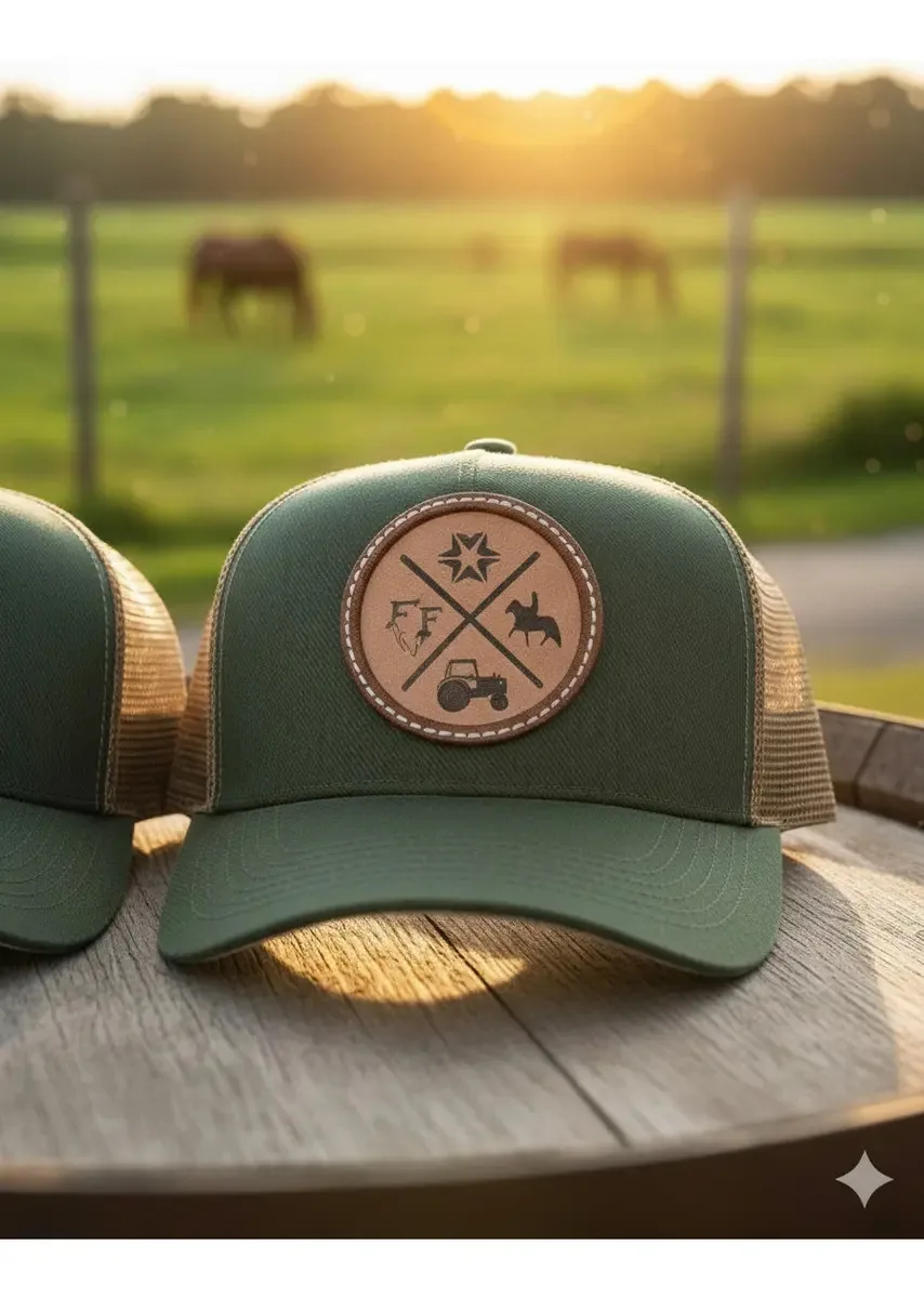 Boné Agro Pampa's Country Sertanejo Estilo Rural Trucker Verde 58 Cm
