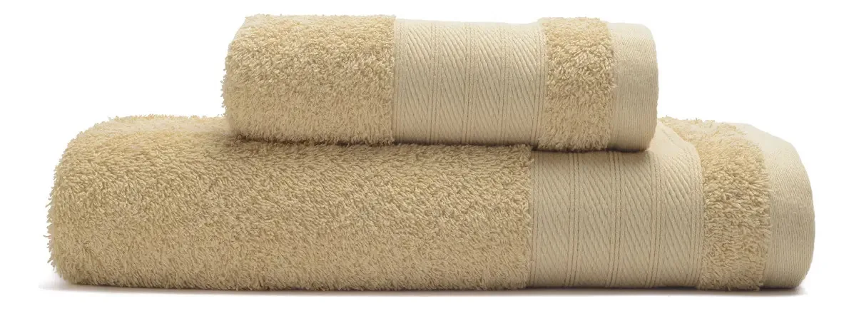 Conjunto de toalhas e toalhas Palette Urban 420g/m2 Corn Color na bolsa