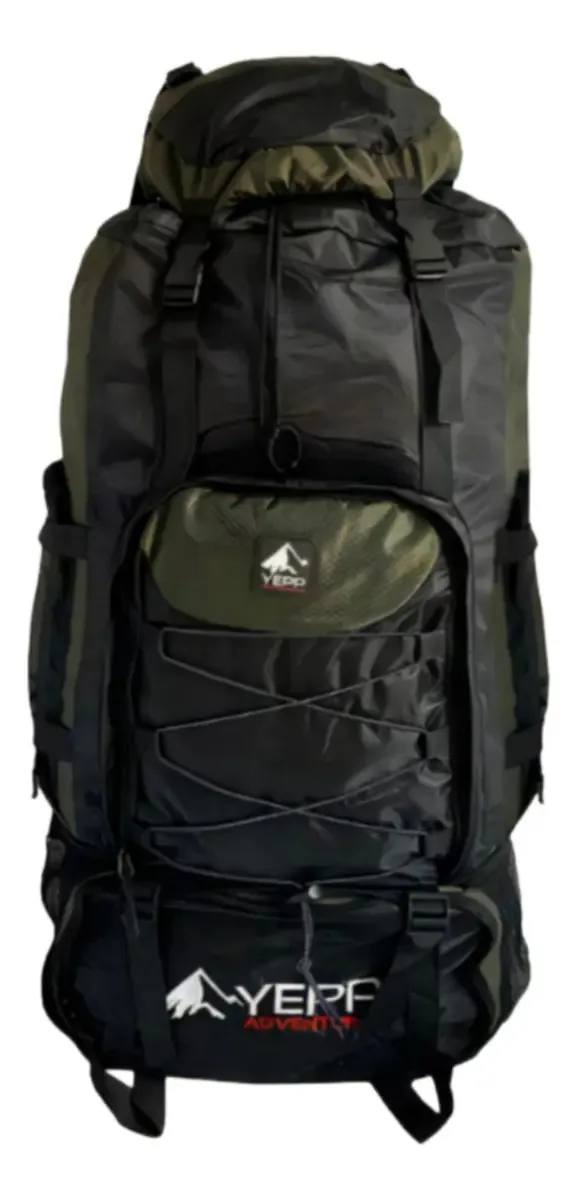 Mochila Camping 75l Montanhismo Impermeável Viagem Cargueira Cor Vermelho Desenho Do Tecido Lisa