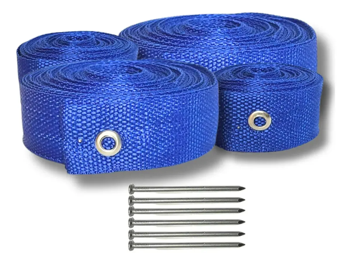 Fita Para Marcação Da Quadra De Vôlei Praia Beach Tennis - 8x16 Azul