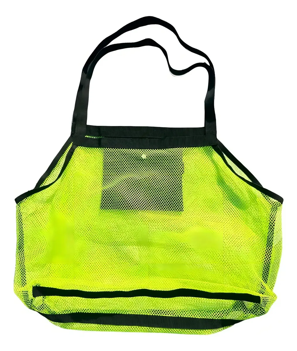 Sacola de Praia Piscina Zimpor Verde-limão Grande Para Brinquedos
