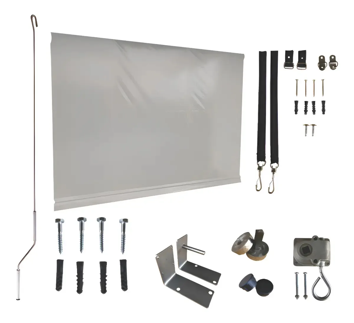 Toldo Retratil 4,64x2,90 Cor Cinza
