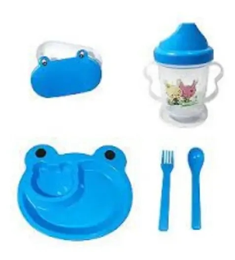 Kit Alimentação Infantil Bebê 5 Pçs