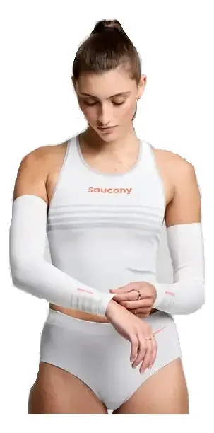Mangas Saucony, mangas unissex Fortify - Salas Xs White