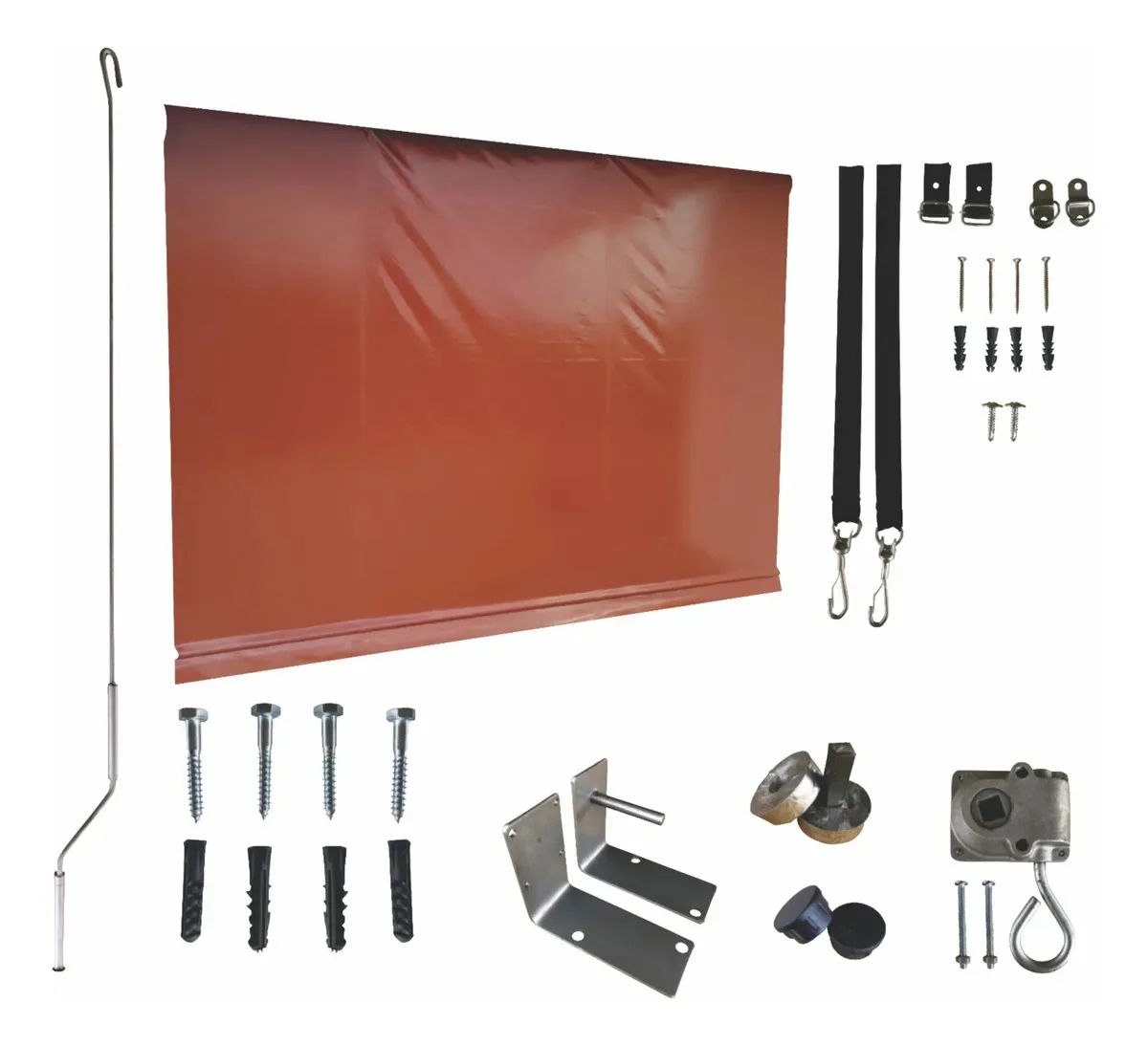 Toldo Retrátil Sem Os Tubos 2,77x3,20 Cor Marrom