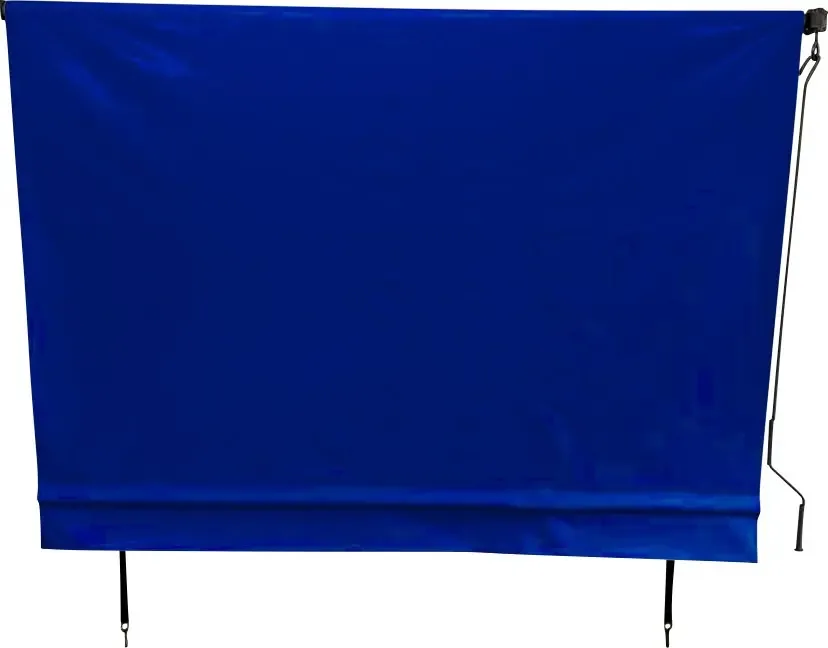 Toldo Cortina Com Os Tubos 2,10x2,40 Completo Cor Azul