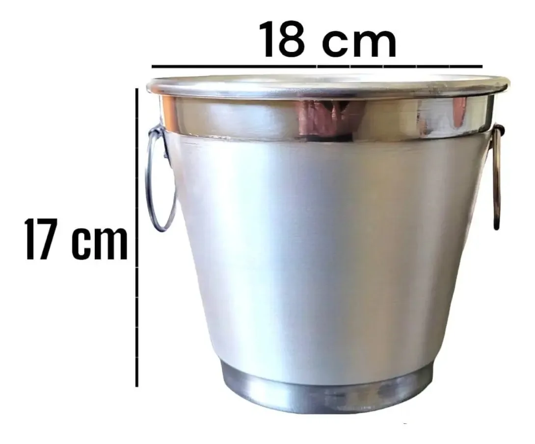 Kit 5 Balde Para Gelo E Cerveja Com Alça 3 Litros