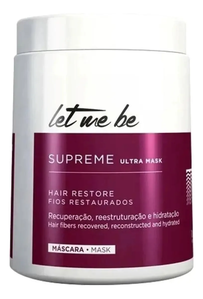Máscara Supreme Ultra Mask Alinhamento Capilar 1kg Let Me Be