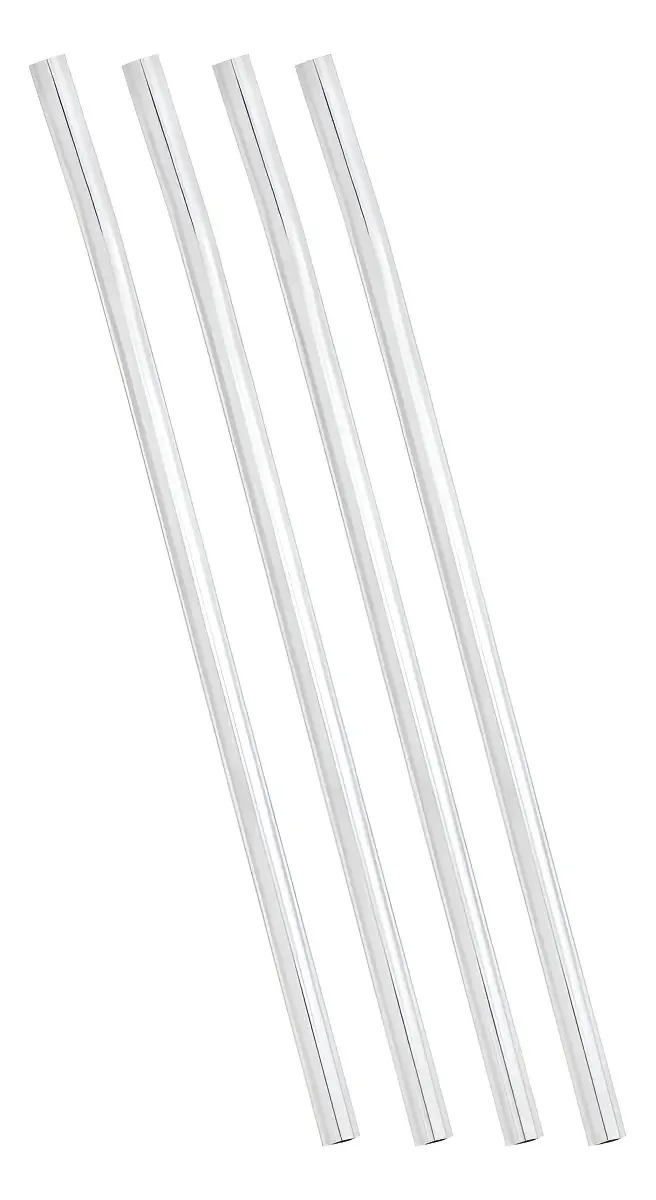 Kit 4 Canudos De Aço Inox Reutilizáveis Sustentável Retos 6