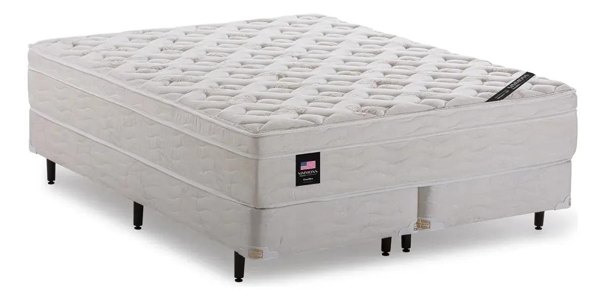 Cama Box Casal Simmons Hotelaria Geocities 33cm 138x188