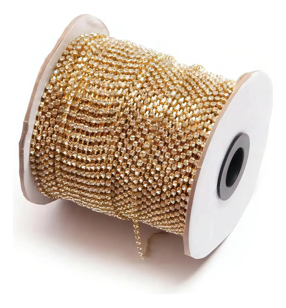 Corrente Strass Em Metro 5 Metros Modelo SS12 Marca SM Para Artesanato