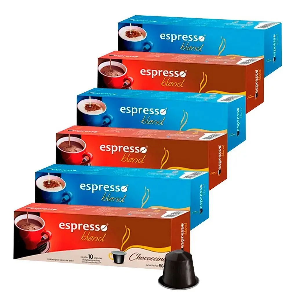 Kit Chocomais Cápsulas Nespresso Chococcino + Cappuccino