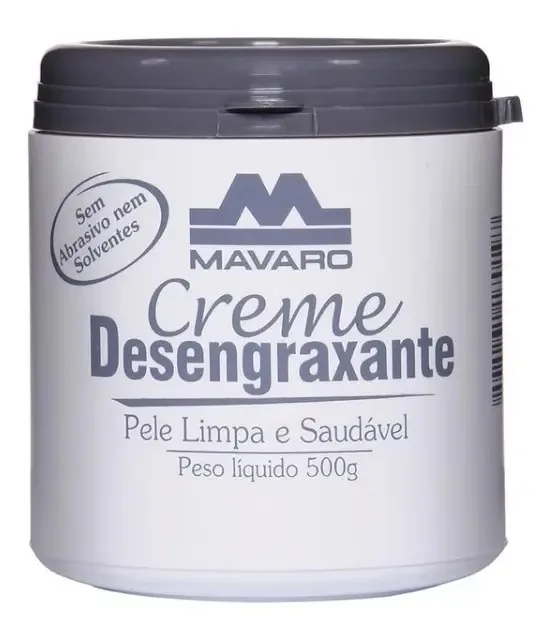 Creme Desengraxante 500gr Mavaro Limpa A Pele