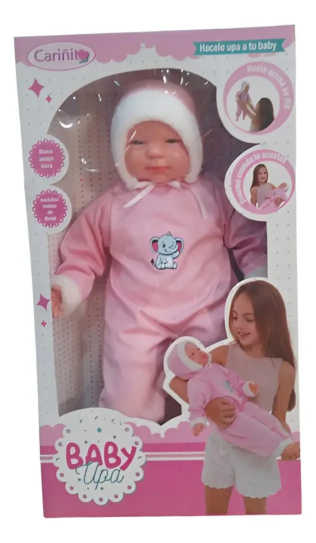 Boneca Baby Upa realista chora e ri, querida