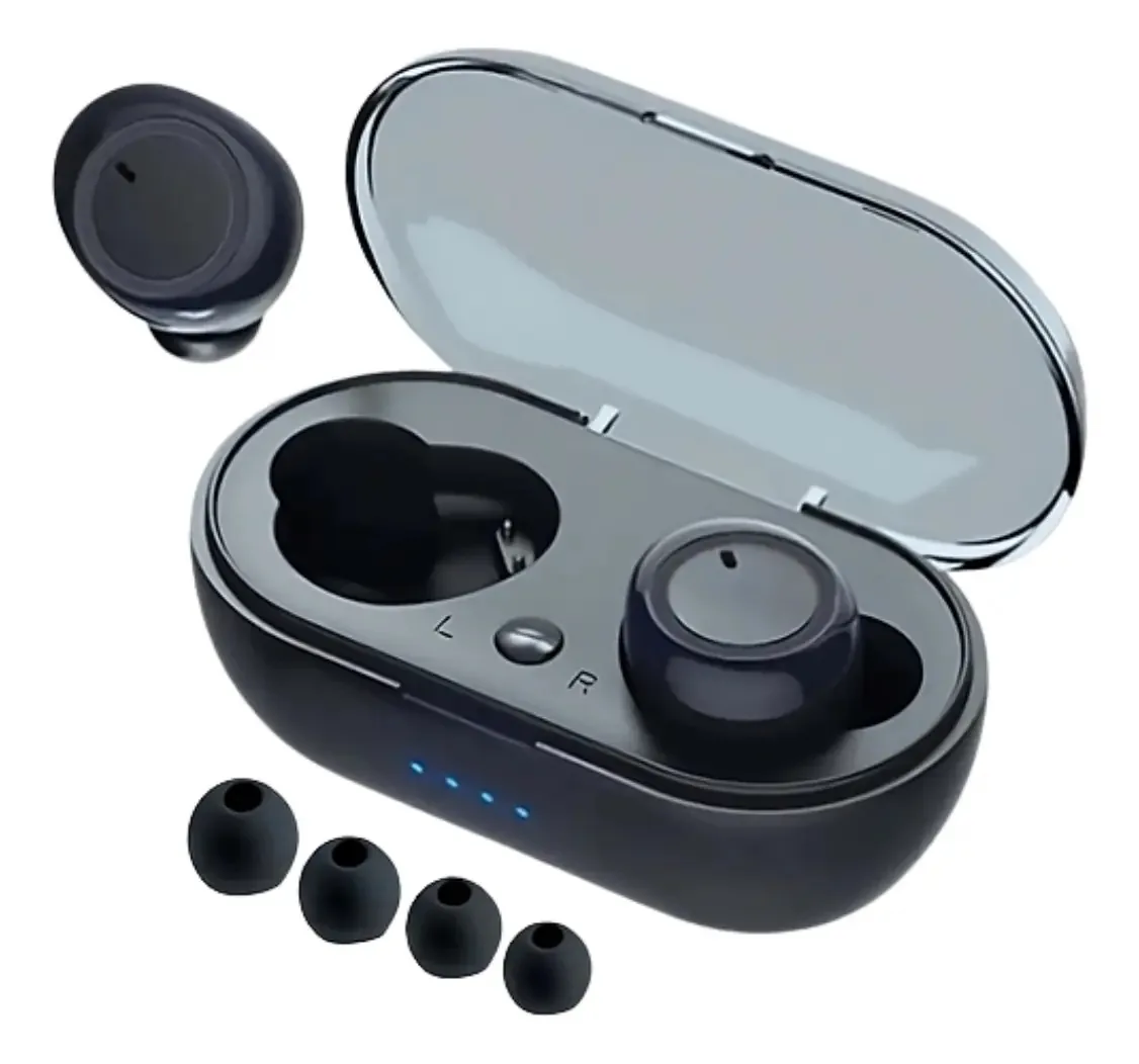 Fone In-ear Bluetooth A'Gold Branco Gamer com Cancelamento de Ruído IPX4