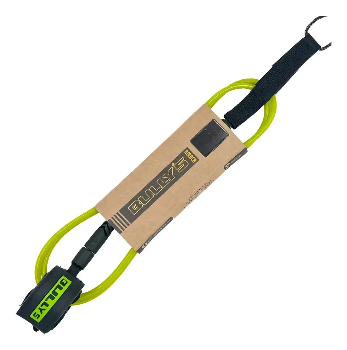 Leash para prancha de surf Bullys Golden 8' Verde 7mm