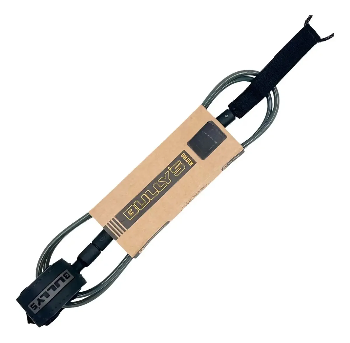 Leash para Prancha de Surf Bullys Golden 8' x 7mm Chumbo Girador Inox