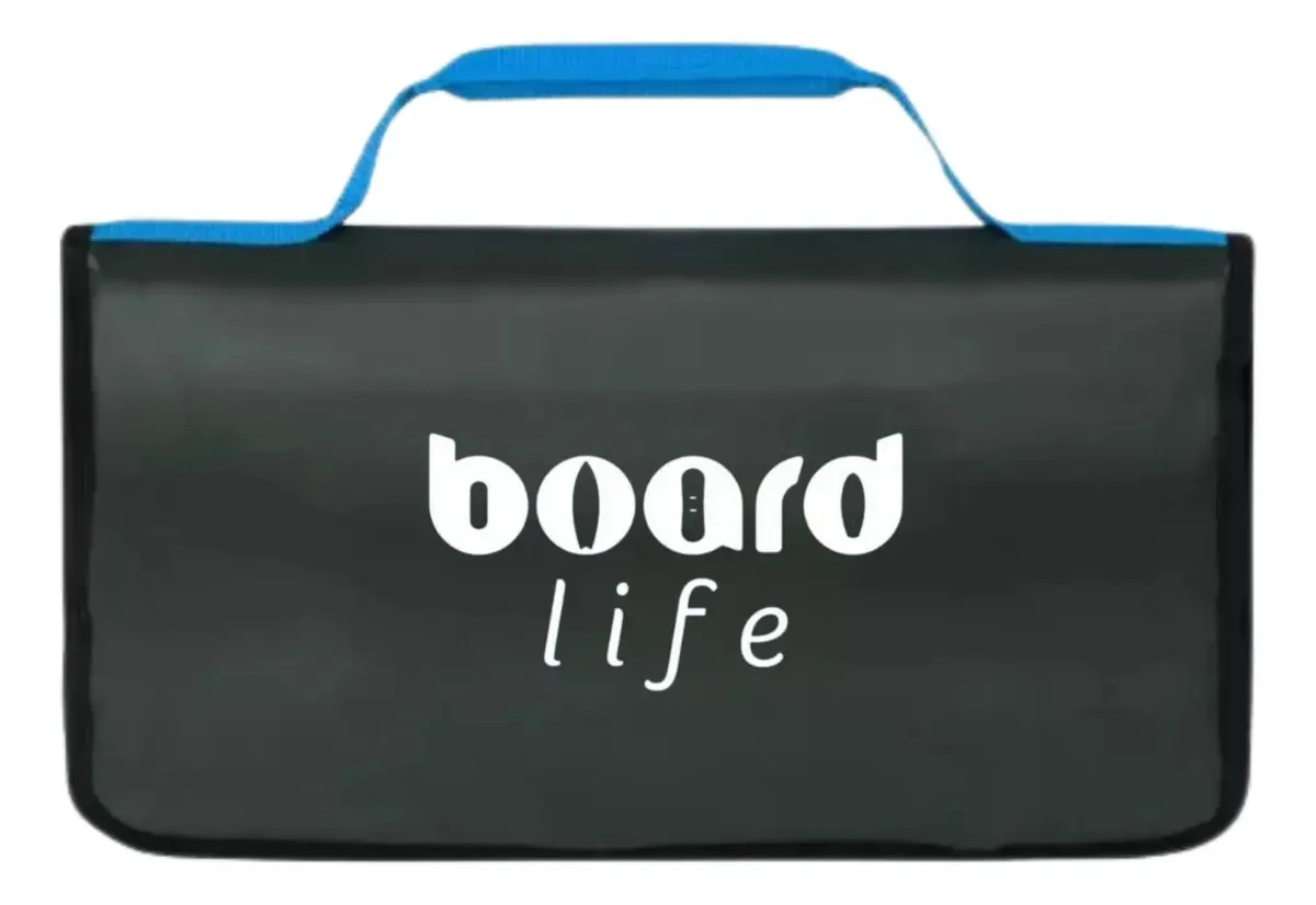 Estojo Para Quilhas Board Life Azul de Nylon Especial Para Surf