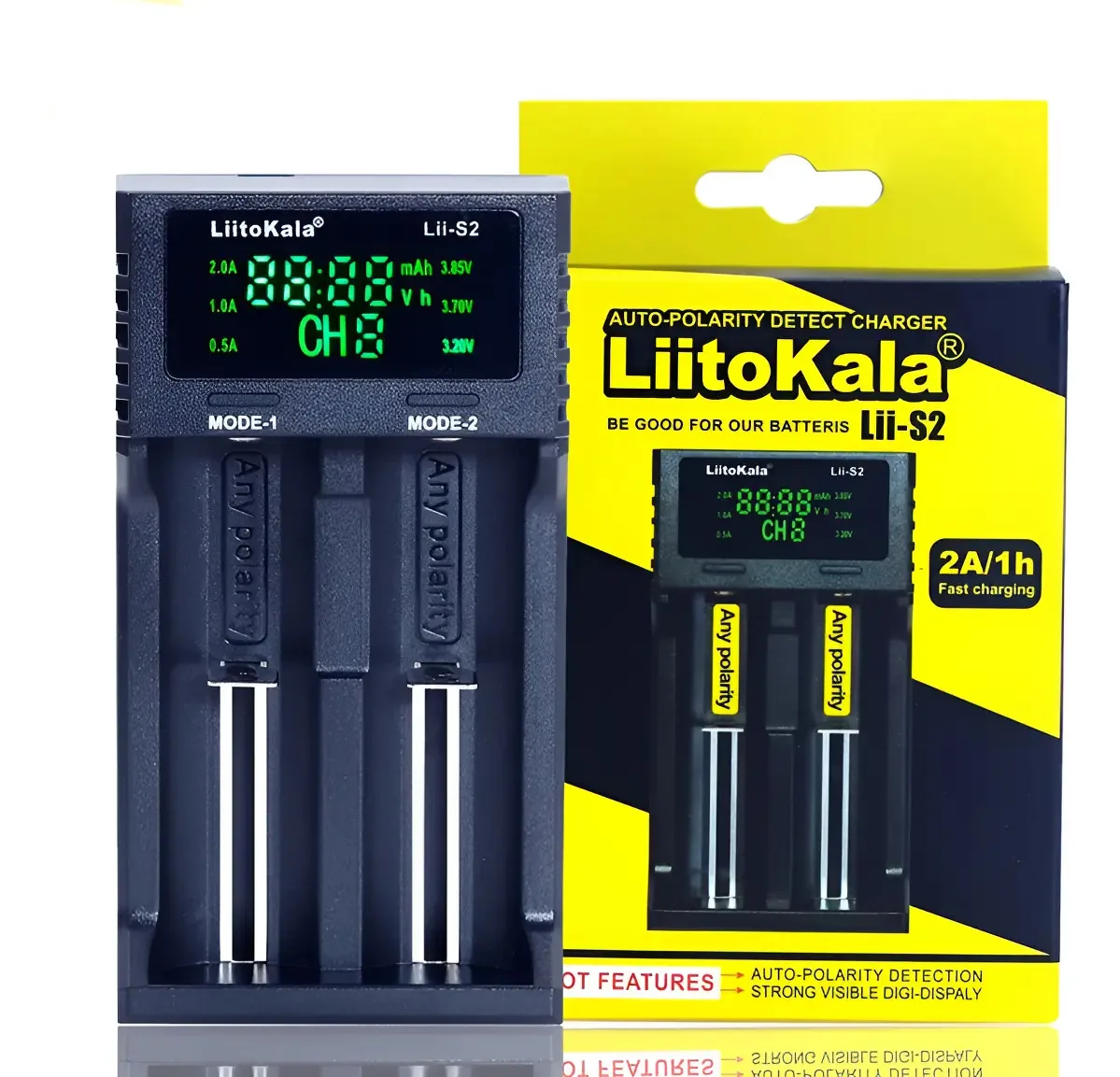 Carregador De Bateria Liitokala - Modelo Liis2